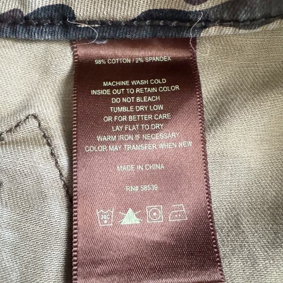 Kut from the Kloth Jeans Camo Moto Pants Womens 4 Mia Toothpick Ankle Skinny - Picture 8 of 16